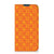 iPhone 14 Pro Max Hoesje met Magneet Batik Oranje