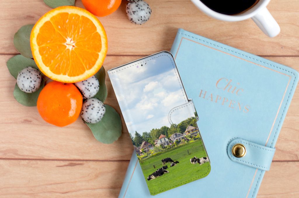Samsung Galaxy A32 4G Telefoonhoesje met Pasjes Koeien