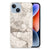 Apple iPhone 14 TPU Siliconen Hoesje Marmer Beige