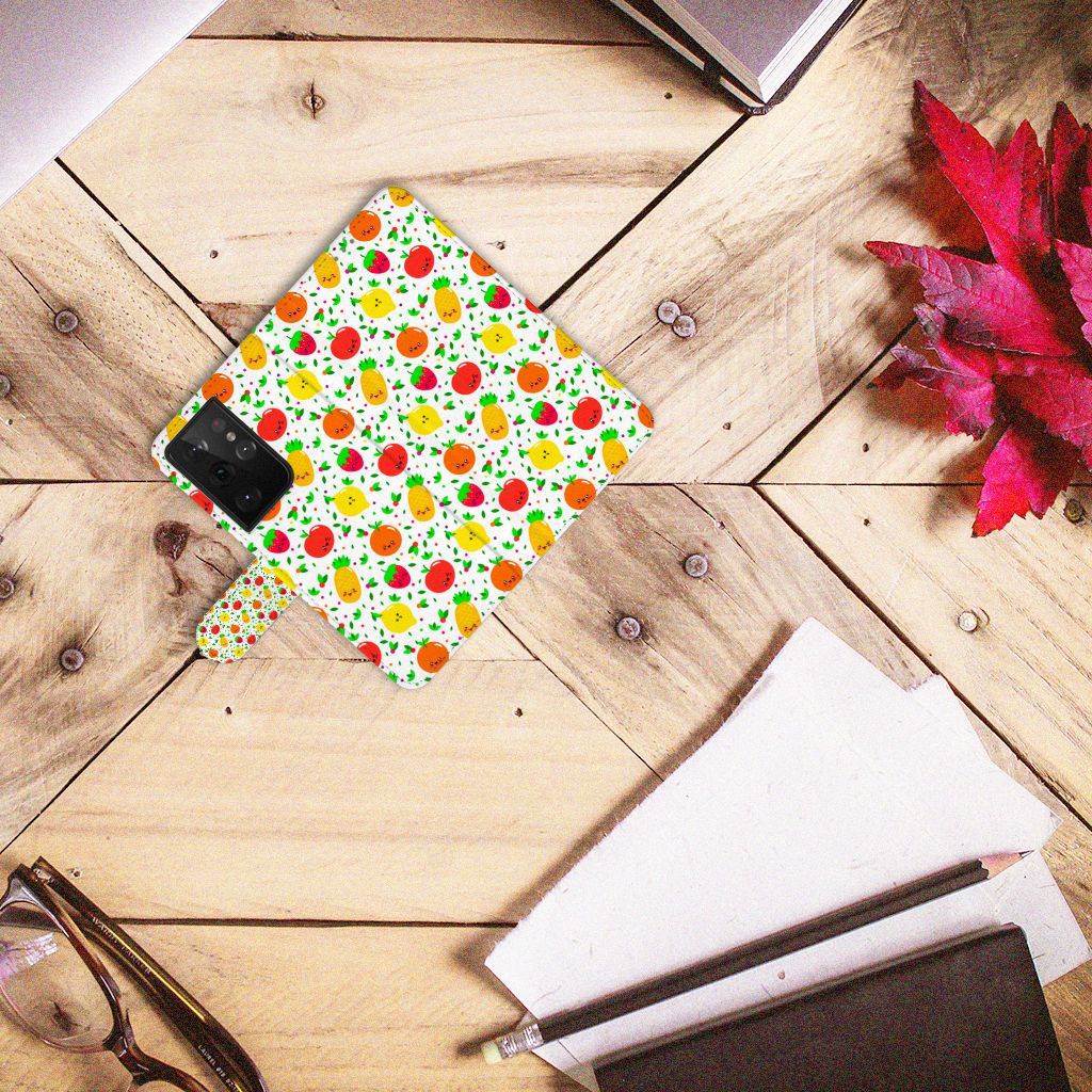 Samsung Galaxy S21 Ultra Book Cover Fruits