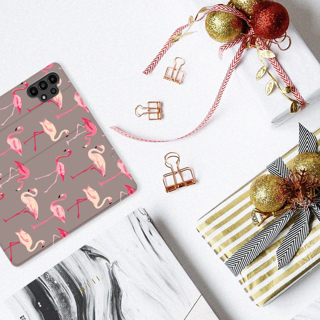 Samsung Galaxy A13 (4G) Hoesje maken Flamingo - B2C Telecom