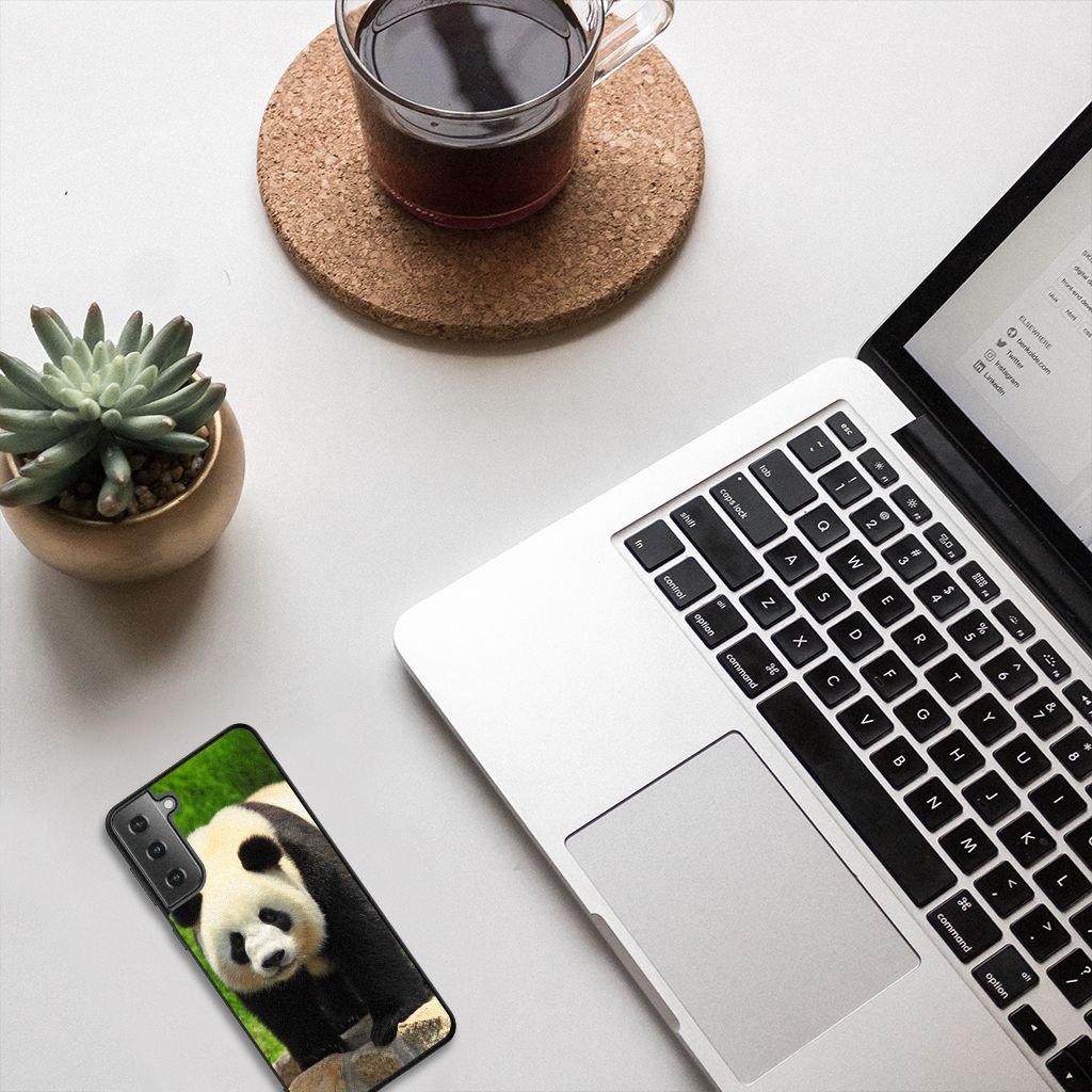 Samsung Galaxy S21 Plus Dierenprint Telefoonhoesje Panda B2C Telecom
