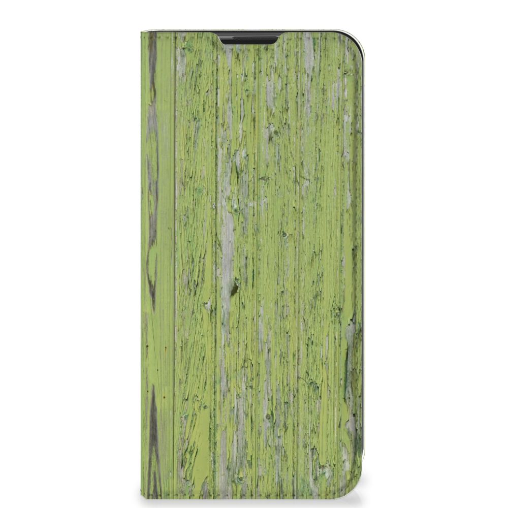 Motorola Moto G9 Play Book Wallet Case Green Wood - B2C Telecom