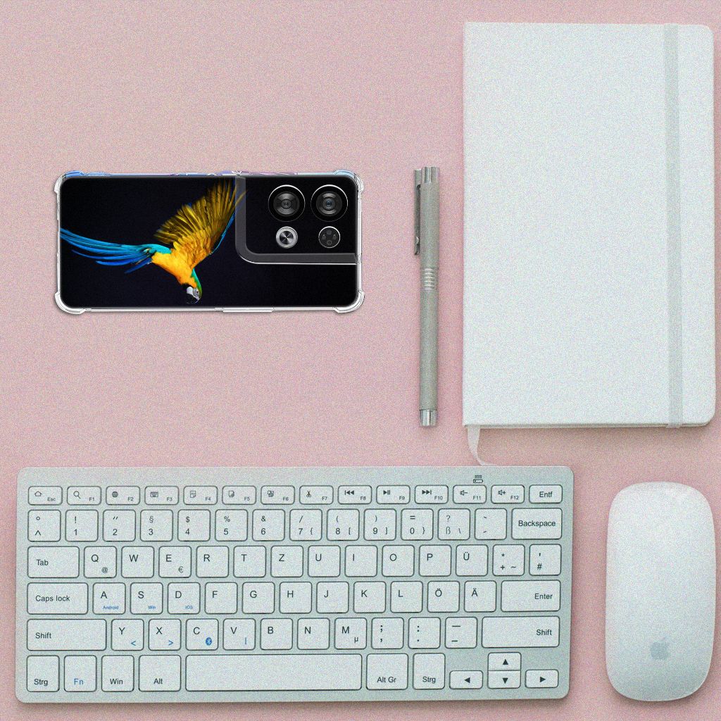 OPPO Reno8 Case Anti-shock Papegaai B2C Telecom