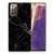 Samsung Note 20 TPU Siliconen Hoesje Marmer Zwart - Origineel Cadeau Vader