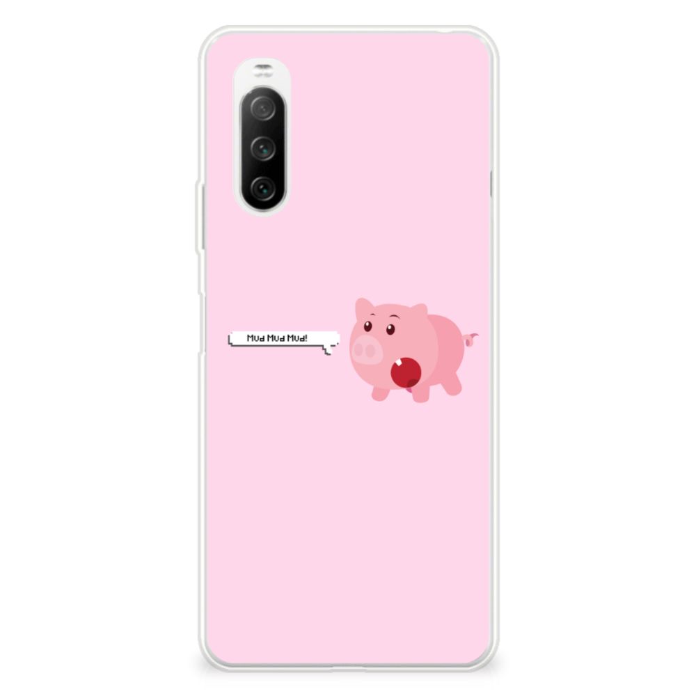 Sony Xperia 10 III Telefoonhoesje met Naam Pig Mud B2C Telecom