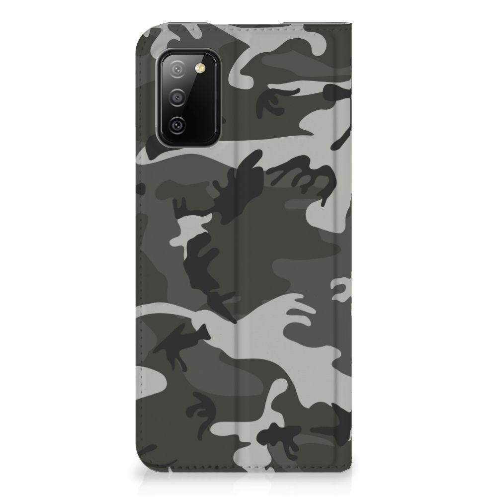 Samsung Galaxy M02s | A02s Hoesje met Magneet Army Light - B2C Telecom