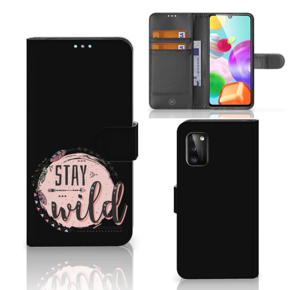 Samsung Galaxy A41 Leuk Hoesje Boho Stay Wild