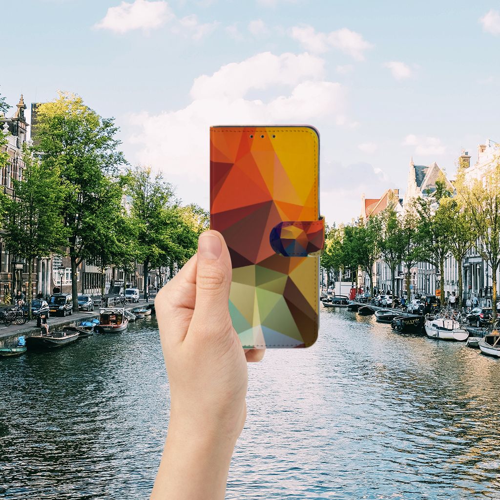 Alcatel 1S 2020 Book Case Polygon Color