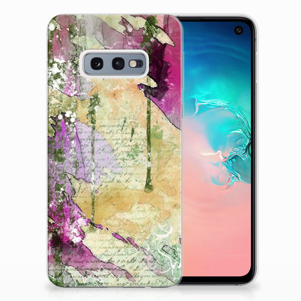Hoesje maken Samsung Galaxy S10e Letter Painting