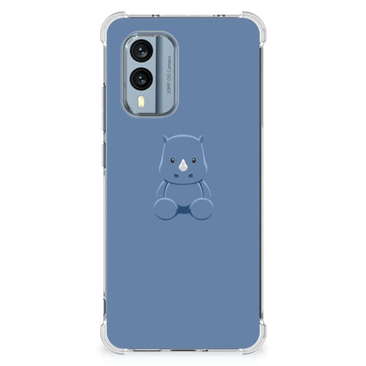 Nokia X30 Stevig Bumper Hoesje Baby Rhino