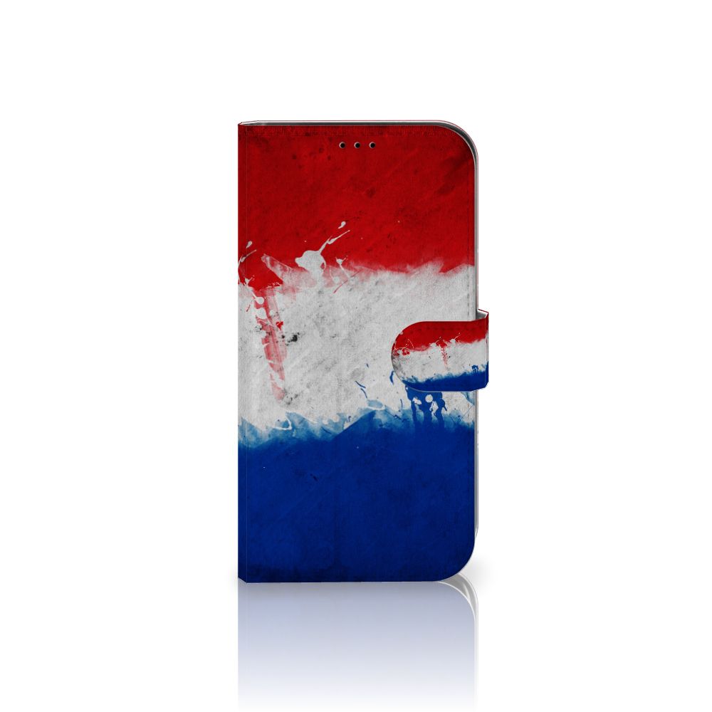 iPhone 13 Pro Max Bookstyle Case Nederland met Nederlandse Vlag ontwerp, perfect voor patriotten.