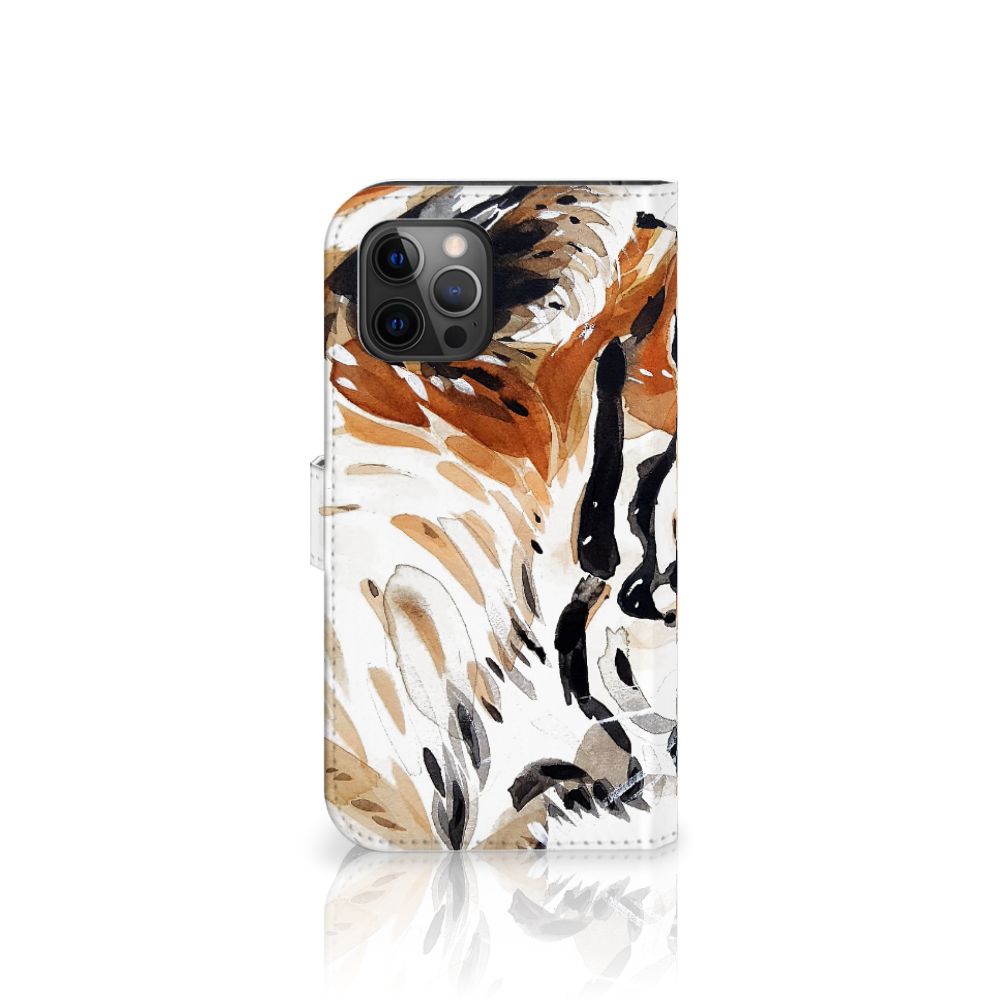 Hoesje Apple iPhone 12 Pro Max Watercolor Tiger