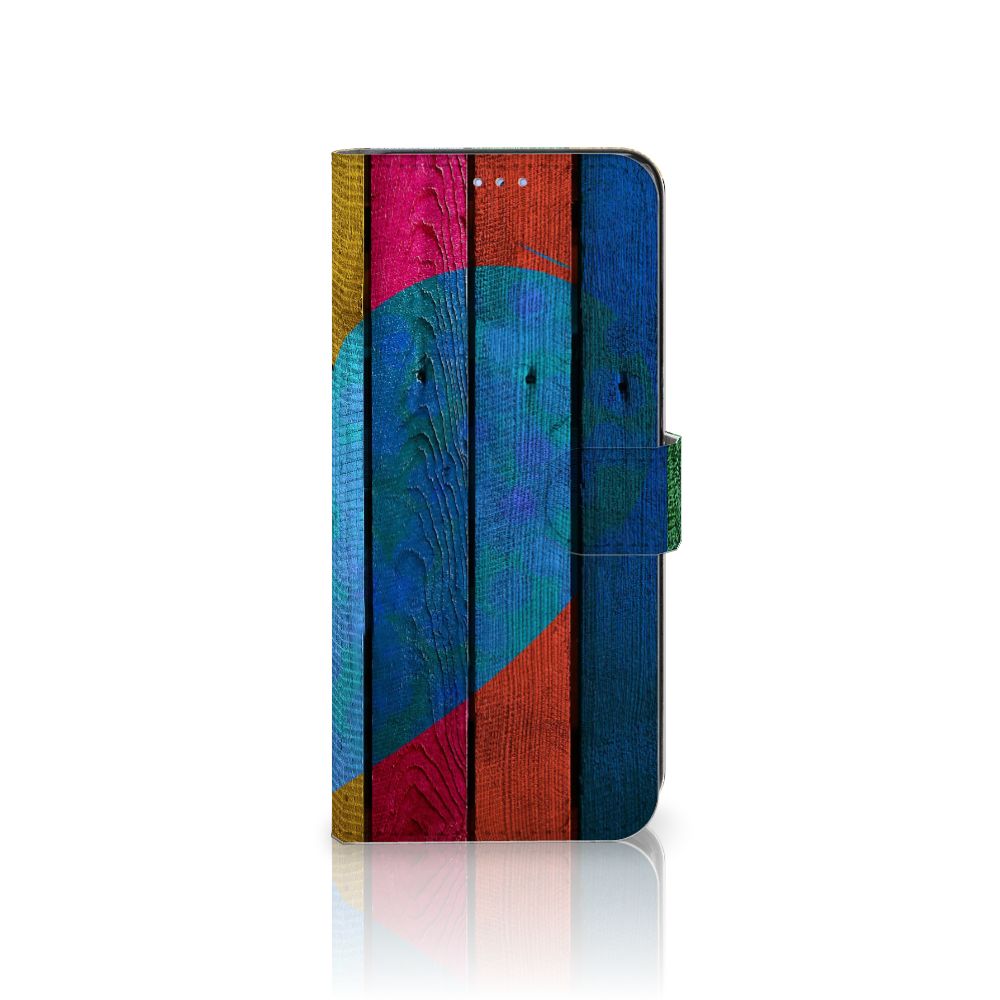 Motorola Moto G31 | G41 Book Style Case Wood Heart - Cadeau voor je Vriend