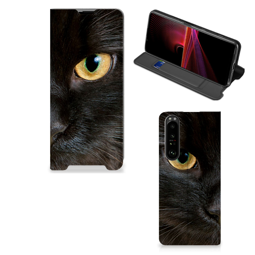 Sony Xperia 1 III Hoesje maken Zwarte Kat - B2C Telecom