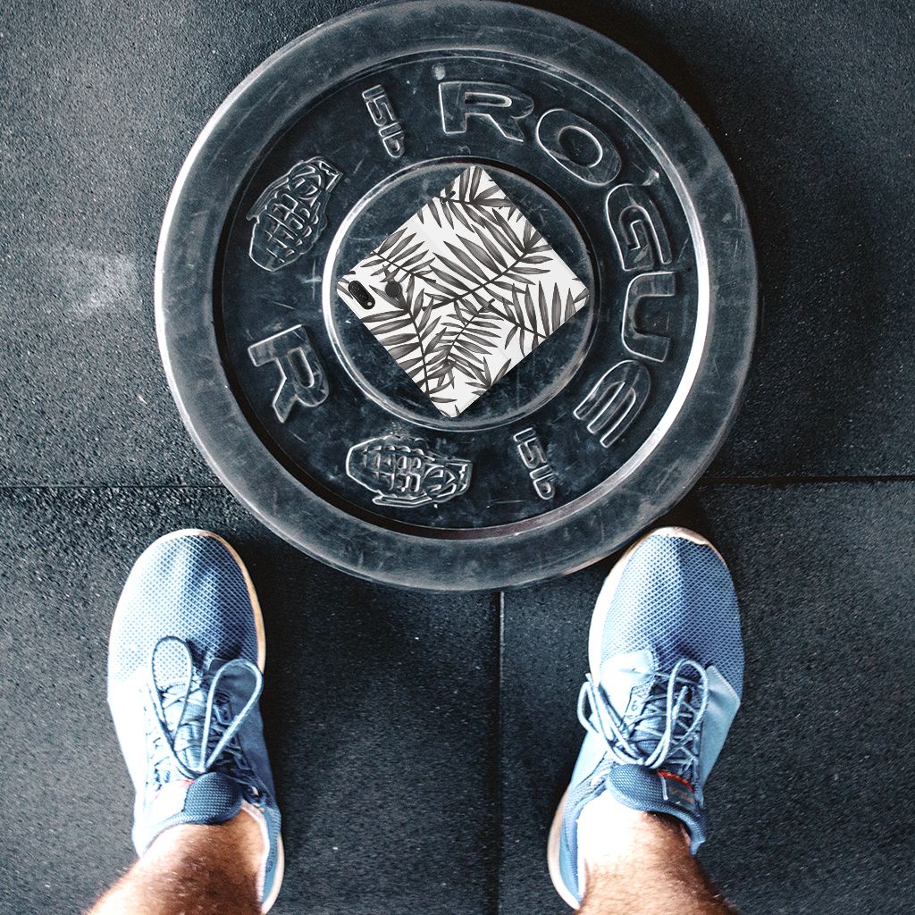 Huawei P Smart Plus Smart Cover Leaves Grey