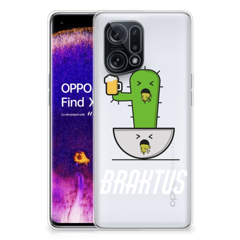 OPPO Find X5 Telefoonhoesje met Naam Braktus B2C Telecom