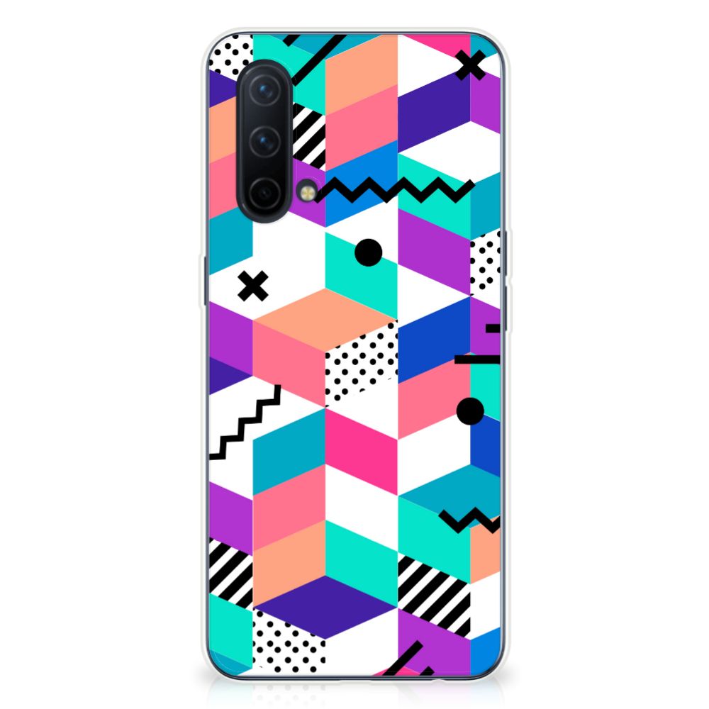 OnePlus Nord CE 5G TPU Hoesje Blokken Kleurrijk B2C Telecom