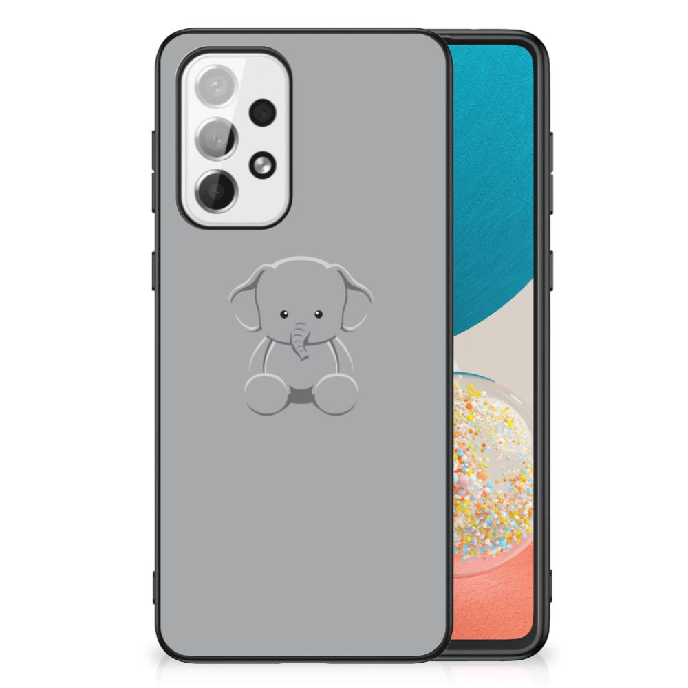 Samsung Galaxy A73 Hoesje Grijs Baby Olifant B2C Telecom