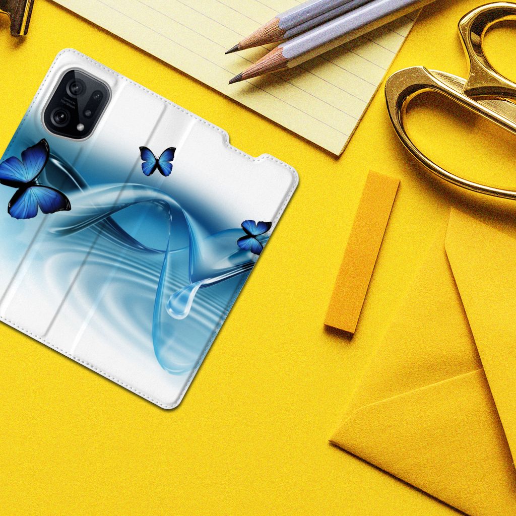 OPPO Find X5 Hoesje maken Vlinders - B2C Telecom