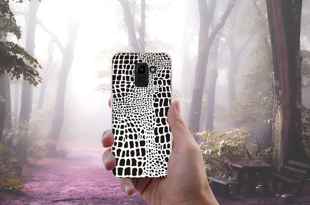 Samsung Galaxy J6 2018 TPU Hoesje Slangenprint