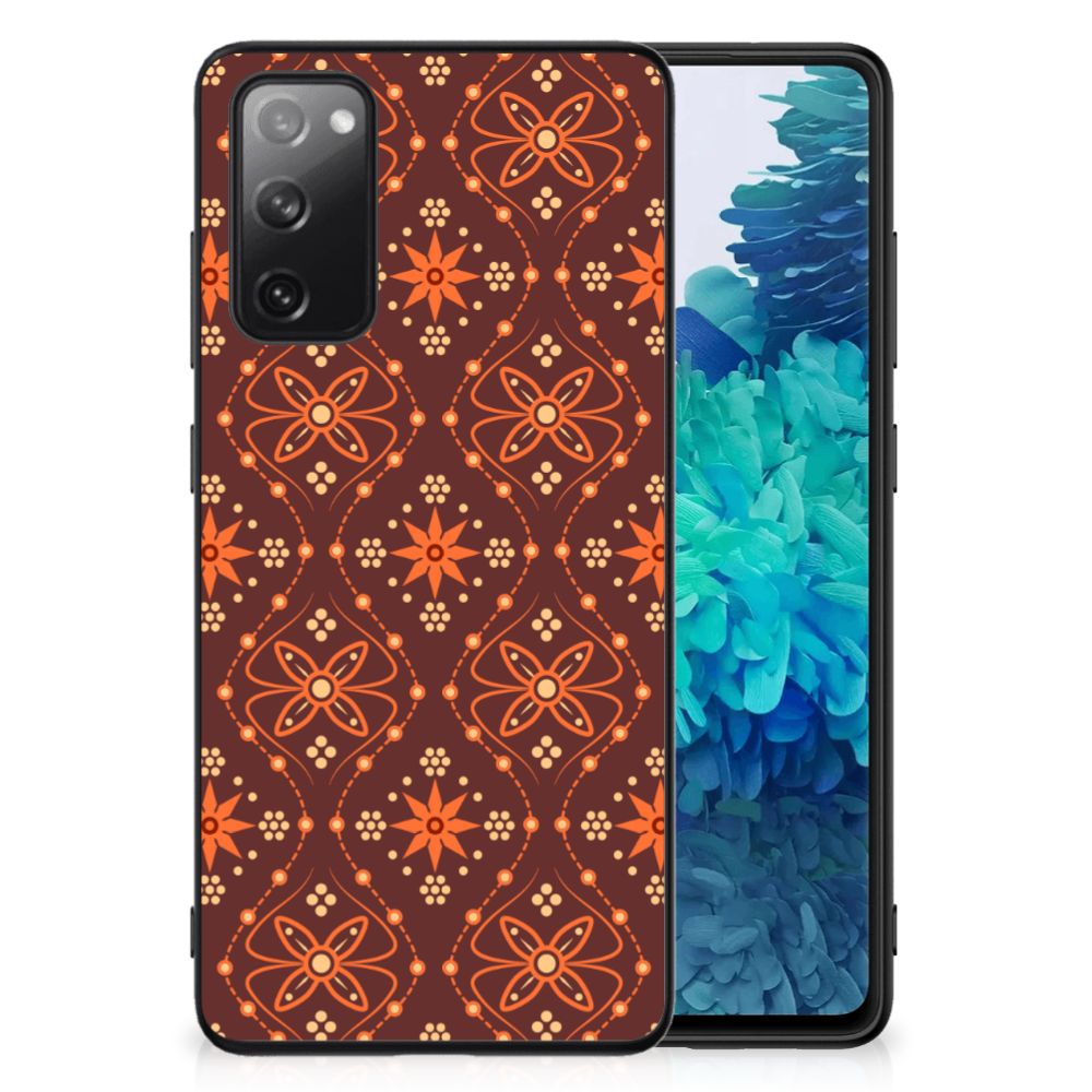 Samsung Galaxy S20 FE Back Case Batik Brown