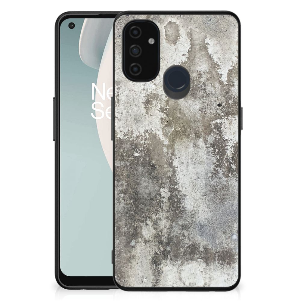 OnePlus Nord N100 Marmeren Print Telefoonhoesje Beton Print