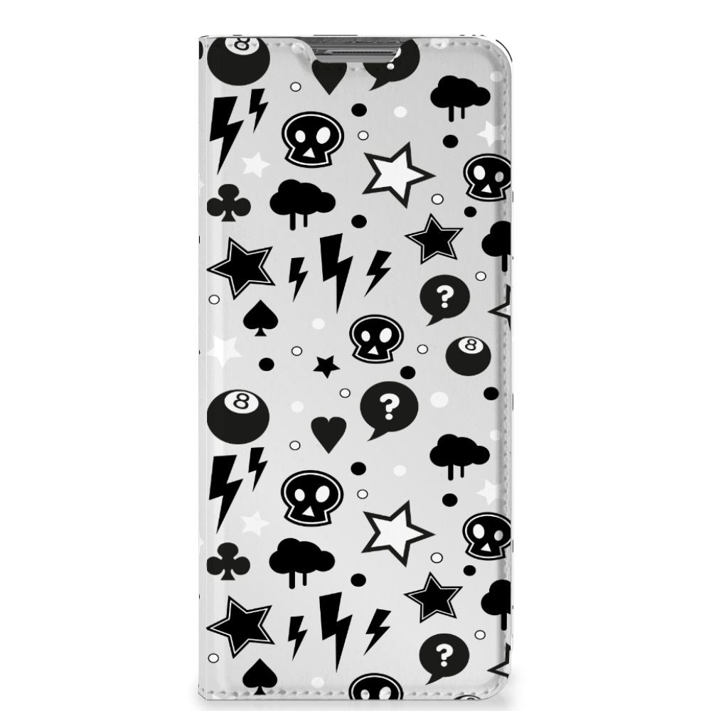 Mobiel BookCase OPPO Find X5 Silver Punk - B2C Telecom