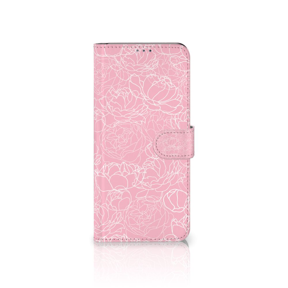 Motorola Moto G 5G Plus Hoesje White Flowers