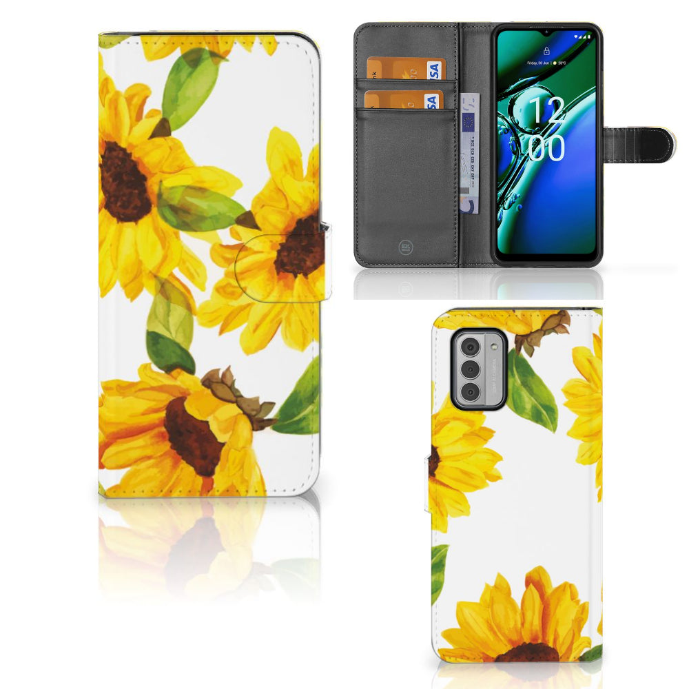 Hoesje voor Nokia G42 Zonnebloemen