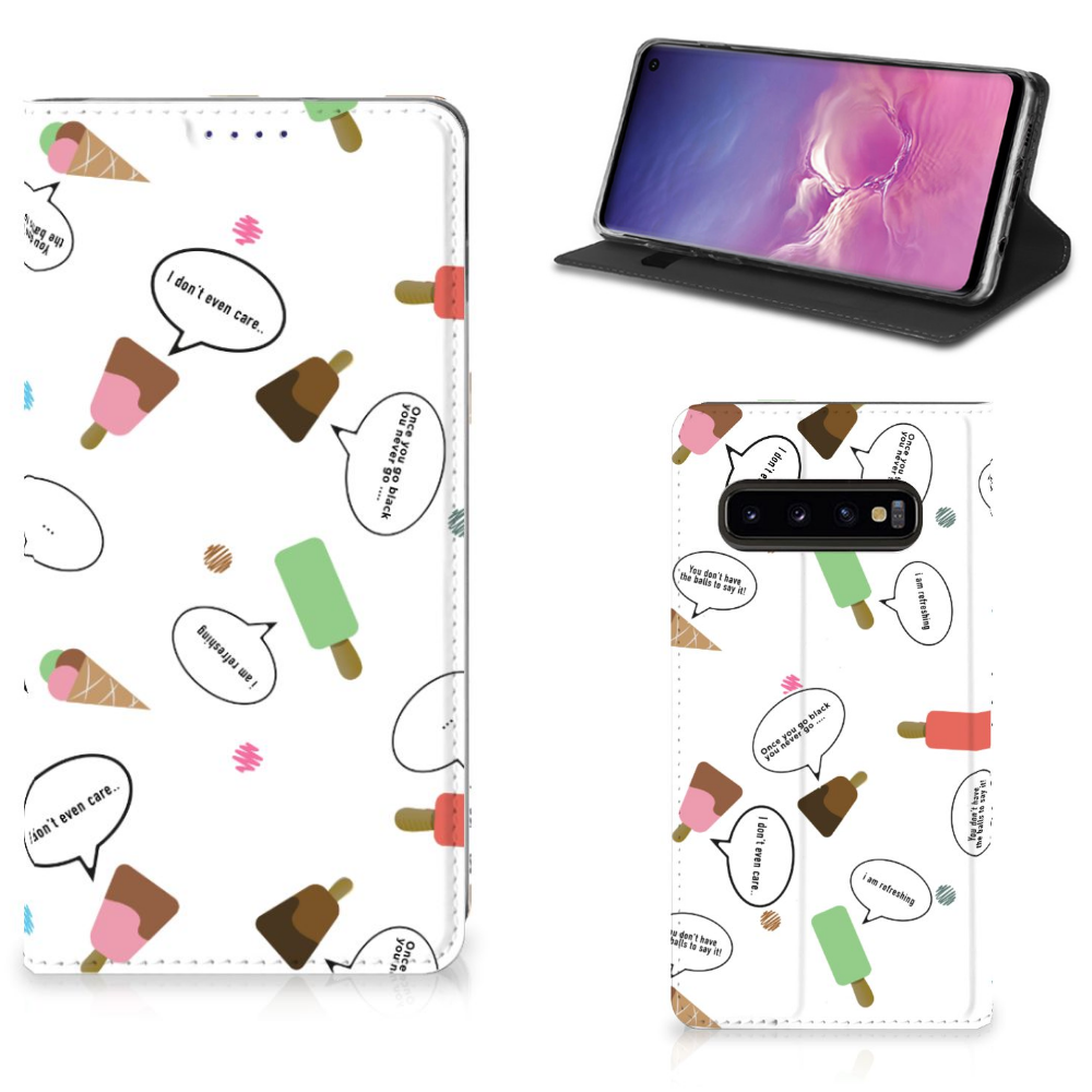 Samsung Galaxy S10 Flip Style Cover IJsjes