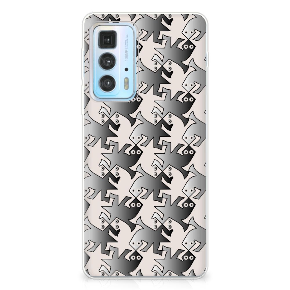 Motorola Edge 20 Pro TPU Hoesje Salamander Grey