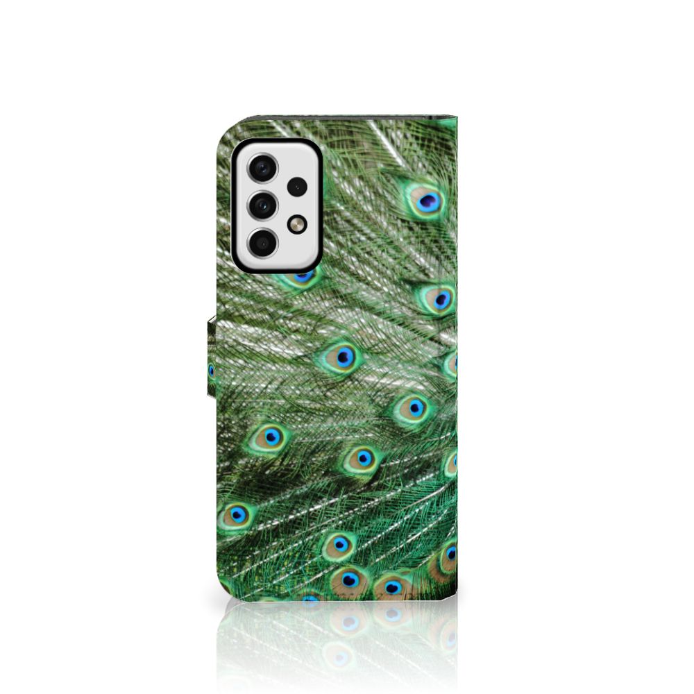 Samsung Galaxy A23 Telefoonhoesje met Pasjes Pauw