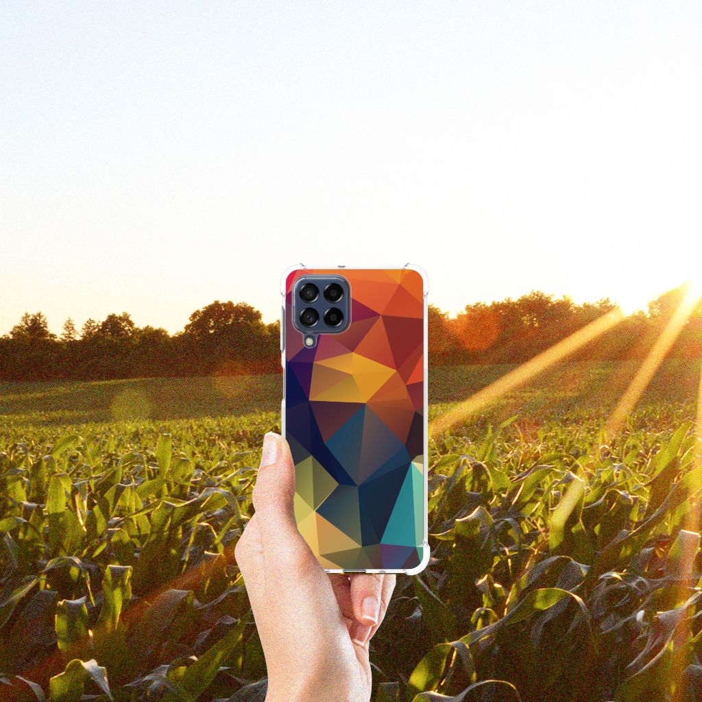 Samsung Galaxy M53 Shockproof Case Polygon Color B2C Telecom