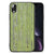 Apple iPhone XR Houten Print Telefoonhoesje Green Wood