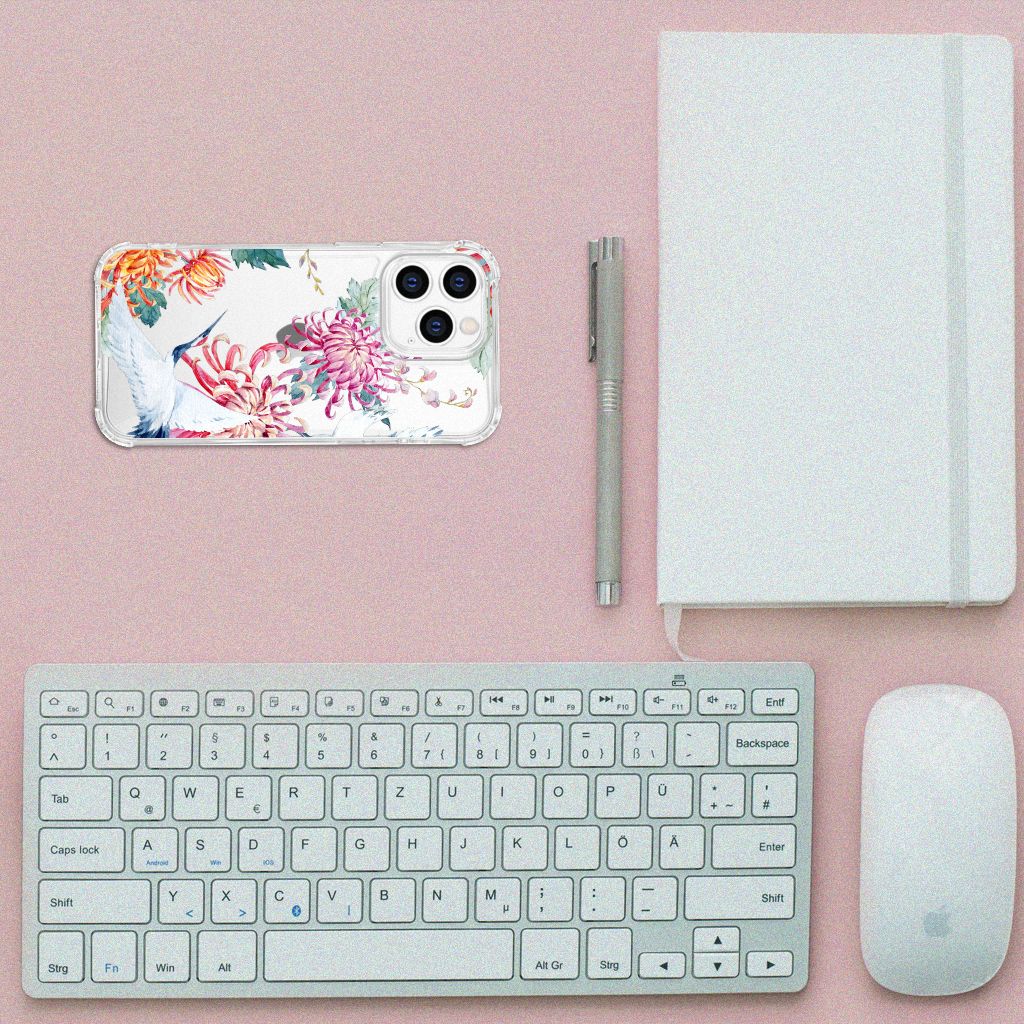 iPhone 14 Pro Case Anti-shock Bird Flowers B2C Telecom