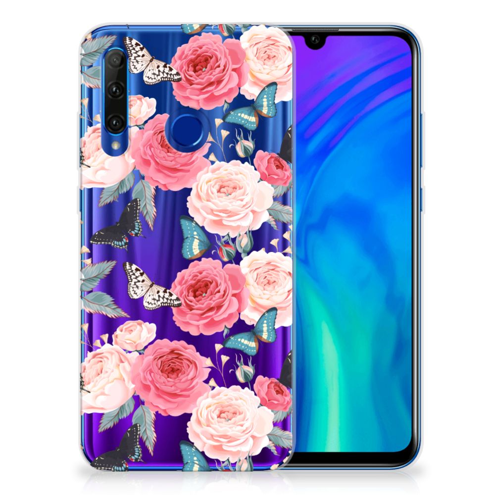 Honor 20 Lite TPU Case Butterfly Roses