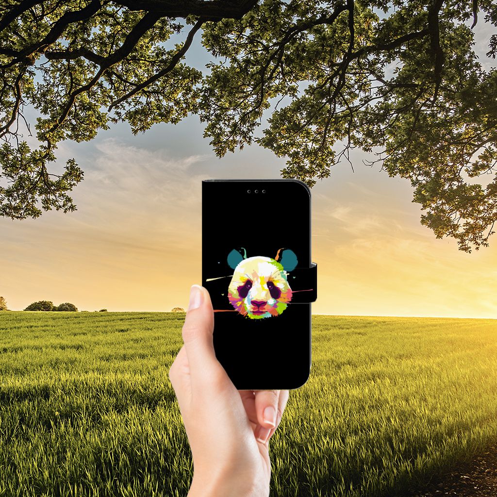Apple iPhone 13 Leuk Hoesje Panda Color