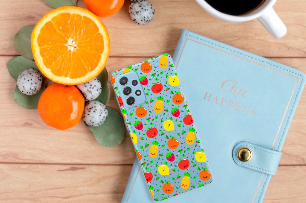 Samsung Galaxy A72 Siliconen Case Fruits