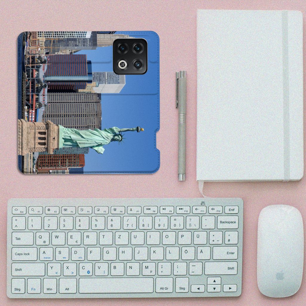 OnePlus 10 Pro Book Cover Vrijheidsbeeld - B2C Telecom