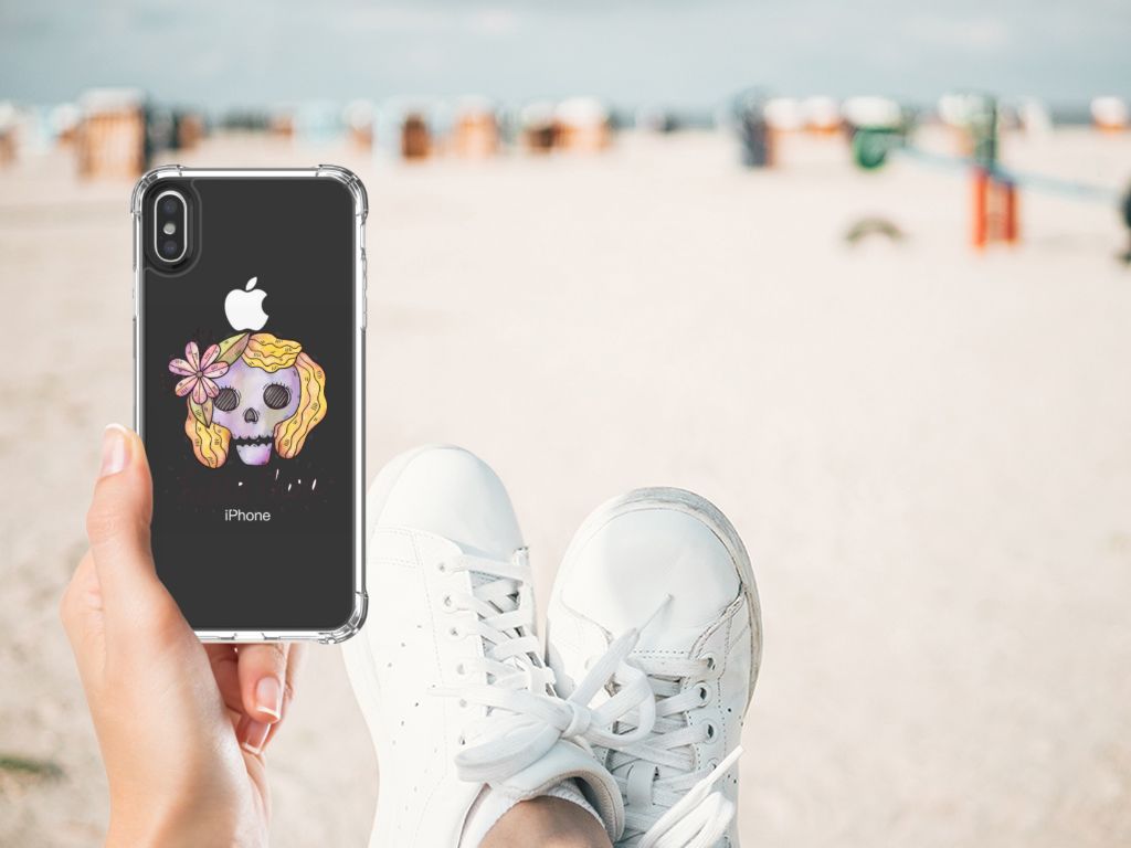 Extreme Case Apple iPhone Xs Max Boho Skull