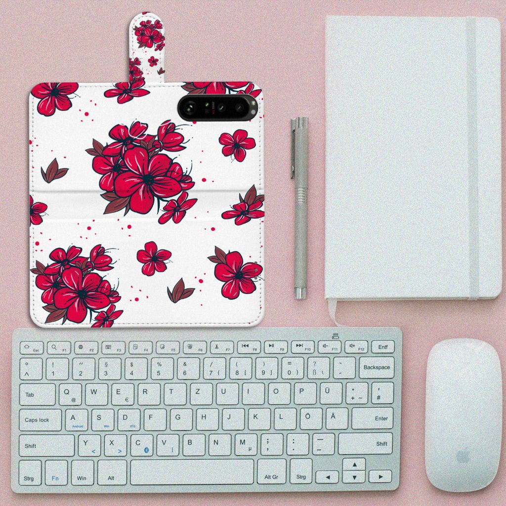 Sony Xperia 1 III Hoesje Blossom Red