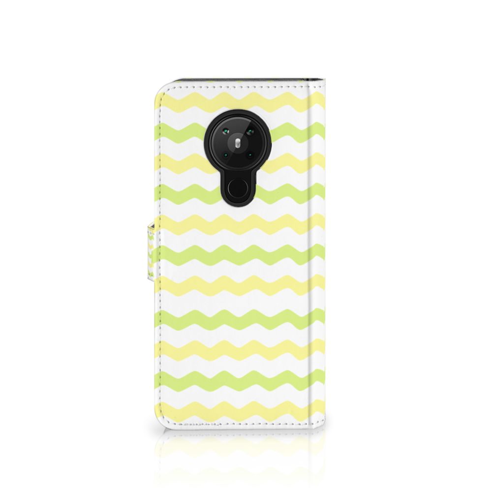 Nokia 5.3 Telefoon Hoesje Waves Yellow
