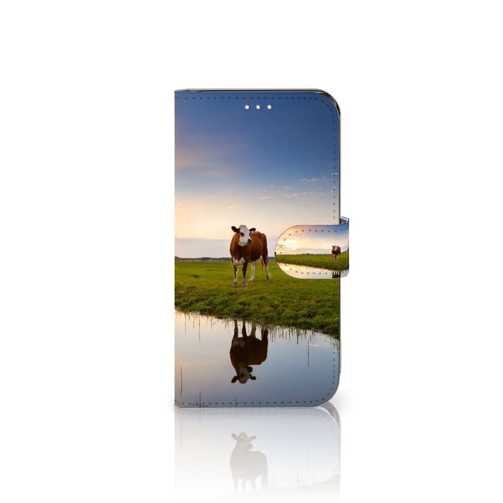 Samsung Galaxy S23 Telefoonhoesje met Pasjes Koe