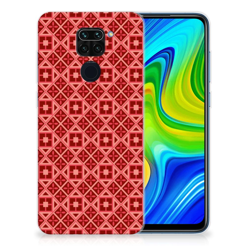 Xiaomi Redmi Note9 TPU bumper Batik Rood B2C Telecom