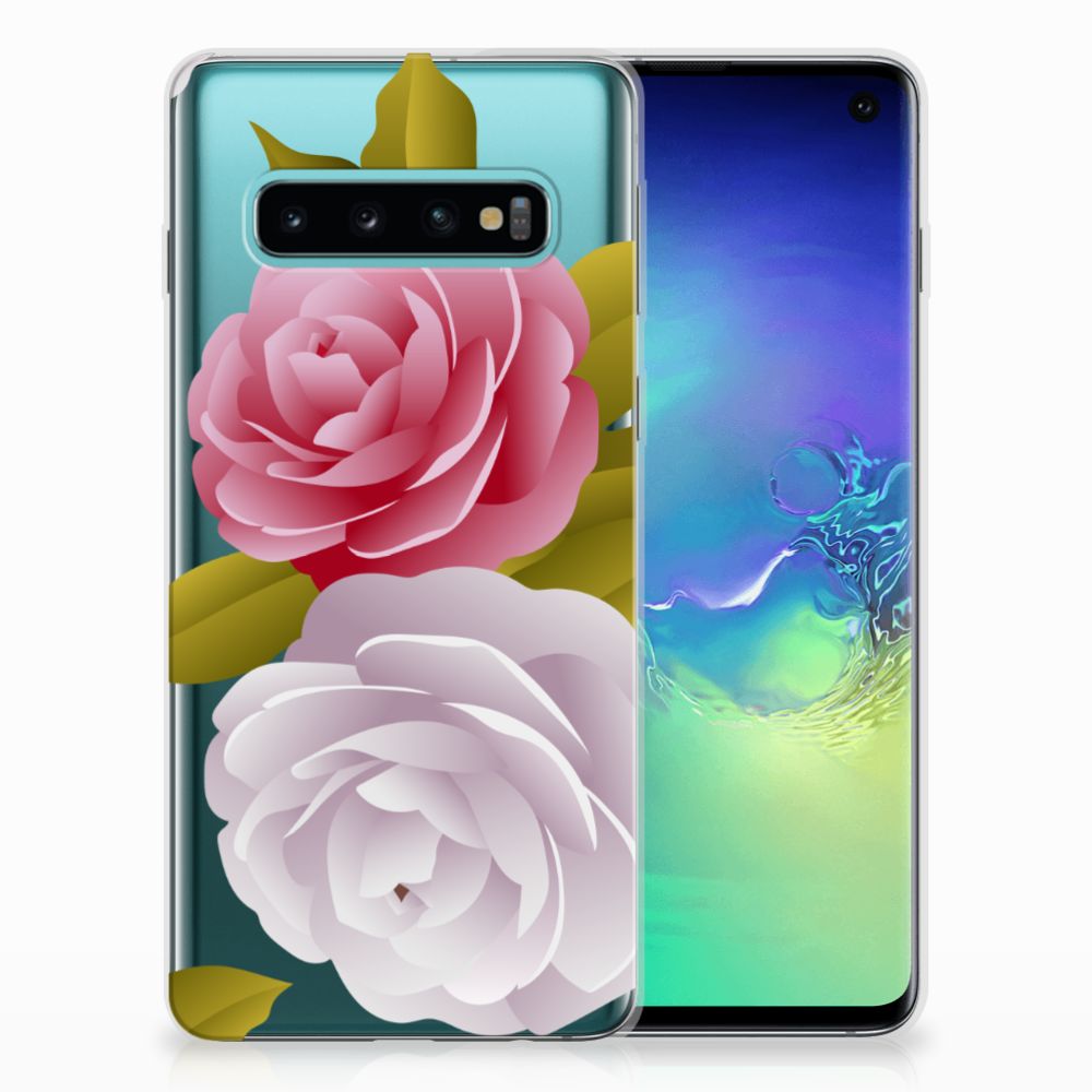 Samsung Galaxy S10 TPU Case Roses
