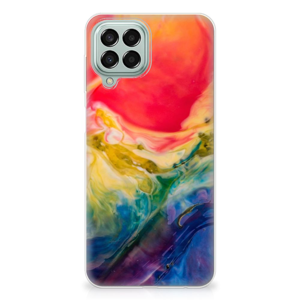 Hoesje maken Samsung Galaxy M33 Watercolor Dark