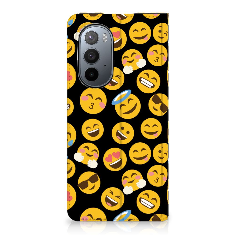 Motorola Edge 30 Pro Hoesje met Magneet Emoji - B2C Telecom
