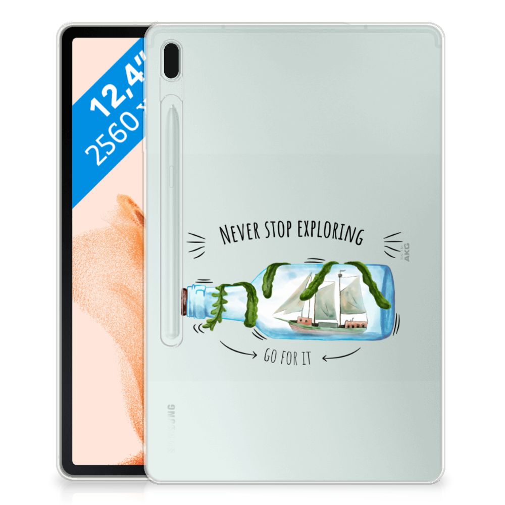 Samsung Galaxy Tab S7FE Tablet Back Cover Boho Bottle - B2C Telecom