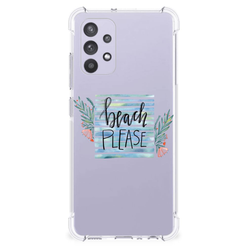 Samsung Galaxy A32 4G | A32 5G Enterprise Editie Stevig Bumper Hoesje Boho Beach